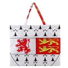 County Carlow Coat Of Arms Zipper Large Tote Bag by abbeyz71