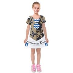 Cavan County Council Crest Kids  Short Sleeve Velvet Dress by abbeyz71