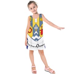 County Clare Coat Of Arms Kids  Sleeveless Dress by abbeyz71