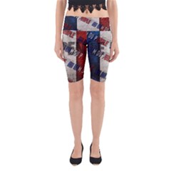 Marine Le Pen Yoga Cropped Leggings by Valentinaart