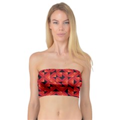 Fake Wood Pattern Bandeau Top by linceazul