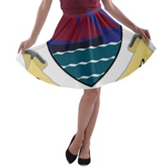 Coat Of Arms Of County Galway  A-line Skater Skirt by abbeyz71