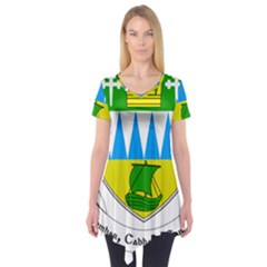 Coat Of Arms Of County Kerry Short Sleeve Tunic  by abbeyz71