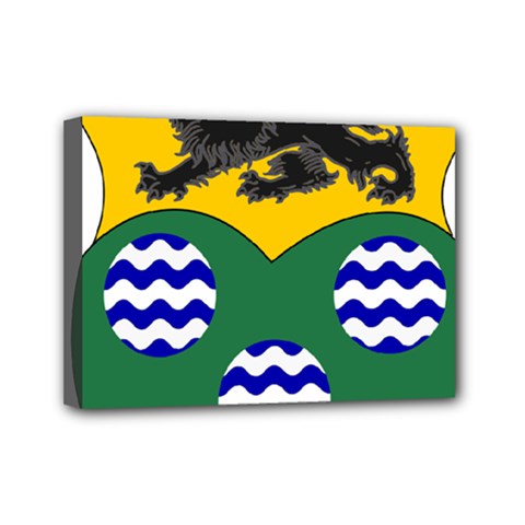 County Leitrim Coat Of Arms Mini Canvas 7  X 5  by abbeyz71