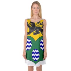 County Leitrim Coat of Arms Sleeveless Satin Nightdress