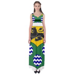 County Leitrim Coat of Arms Empire Waist Maxi Dress