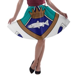 County Meath Coat Of Arms A-line Skater Skirt by abbeyz71