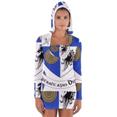 County Monaghan Coat Of Arms  Women s Long Sleeve Hooded T-shirt by abbeyz71