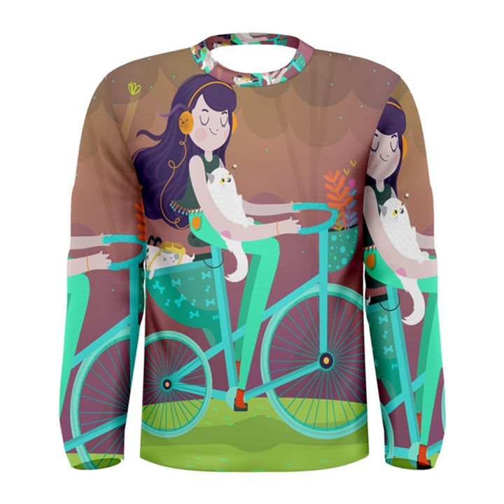 Bikeride Men s Long Sleeve Tee