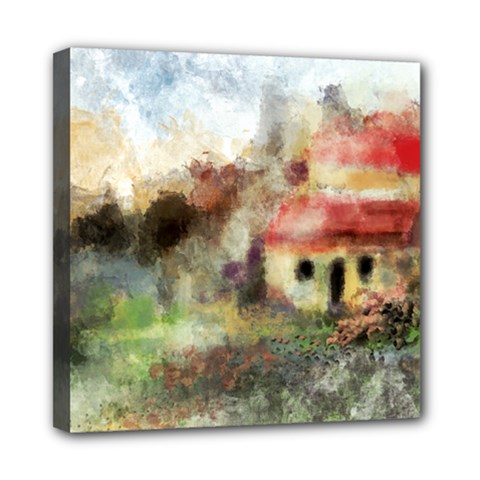 Old Spanish Village Mini Canvas 8  X 8  by digitaldivadesigns