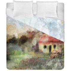 Old Spanish Village Duvet Cover Double Side (california King Size) by digitaldivadesigns