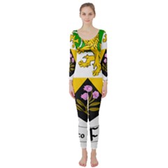County Offaly Coat Of Arms  Long Sleeve Catsuit by abbeyz71