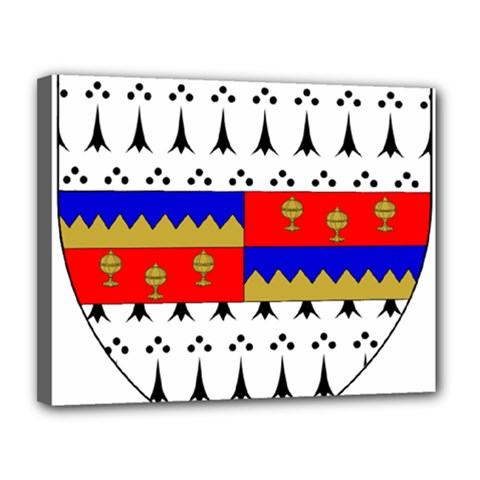 County Tipperary Coat Of Arms  Canvas 14  X 11  by abbeyz71