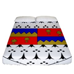 County Tipperary Coat Of Arms  Fitted Sheet (queen Size) by abbeyz71