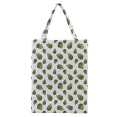 Leaves Motif Nature Pattern Classic Tote Bag by dflcprints
