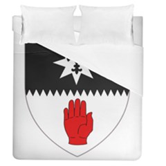 County Tyrone Coat Of Arms  Duvet Cover (queen Size) by abbeyz71