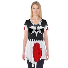 County Tyrone Coat Of Arms  Short Sleeve Tunic  by abbeyz71