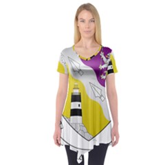 County Wexford Coat Of Arms  Short Sleeve Tunic  by abbeyz71