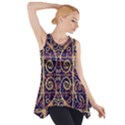 Tribal Ornate Pattern Side Drop Tank Tunic View1