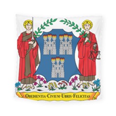 City Of Dublin Coat Of Arms Square Tapestry (small) by abbeyz71