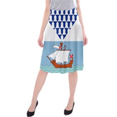 Flag Of Belfast Midi Beach Skirt by abbeyz71