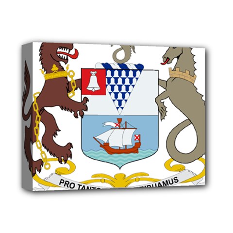 Coat Of Arms Of Belfast  Deluxe Canvas 14  X 11  by abbeyz71
