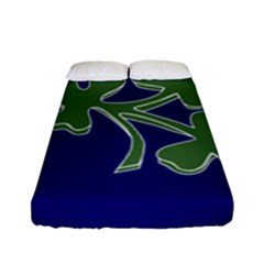 Flag Of Ireland Cricket Team Fitted Sheet (full/ Double Size) by abbeyz71