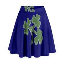 Flag Of Ireland Cricket Team High Waist Skirt by abbeyz71