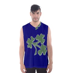 Flag Of Ireland Cricket Team  Men s Basketball Tank Top by abbeyz71