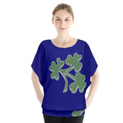 Flag Of Ireland Cricket Team  Blouse