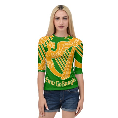 Erin Go Bragh Banner Quarter Sleeve Tee by abbeyz71