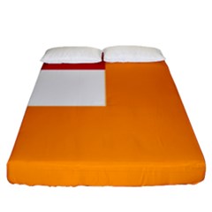 Flag Of The Orange Order Fitted Sheet (king Size) by abbeyz71