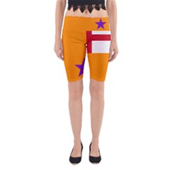 Flag Of The Orange Order Yoga Cropped Leggings by abbeyz71