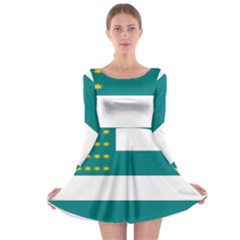 Flag Of Fenian Brotherhood Long Sleeve Skater Dress by abbeyz71