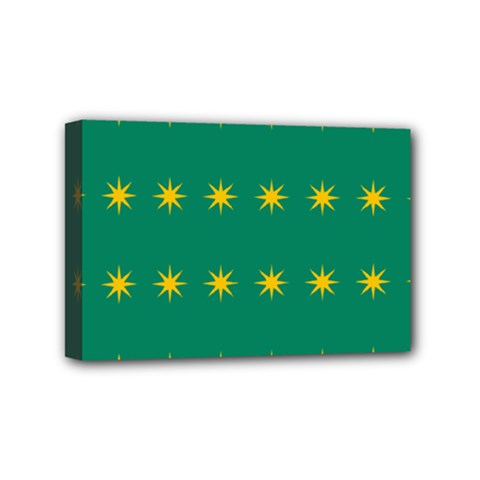 32 Stars Fenian Flag Mini Canvas 6  X 4 