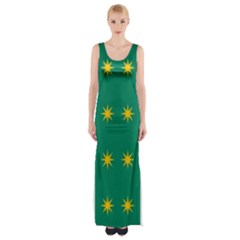 32 Stars Fenian Flag Maxi Thigh Split Dress by abbeyz71