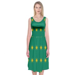 32 Stars Fenian Flag Midi Sleeveless Dress by abbeyz71