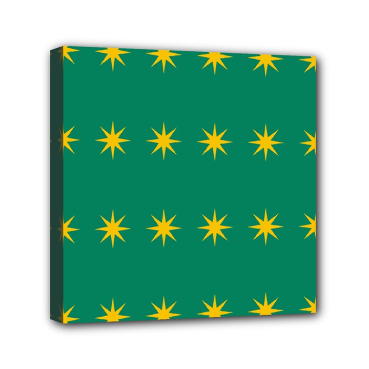 32 Stars Fenian Flag Mini Canvas 6  x 6 