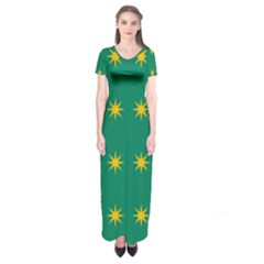 32 Stars Fenian Flag Short Sleeve Maxi Dress by abbeyz71