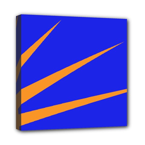 Sunburst Flag Mini Canvas 8  X 8  by abbeyz71