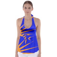 Sunburst Flag Babydoll Tankini Top by abbeyz71