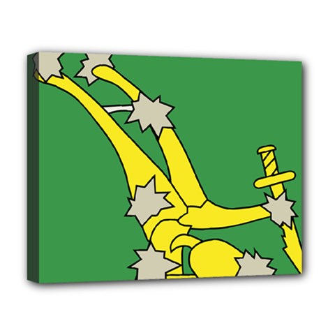 Starry Plough Flag  Deluxe Canvas 20  x 16  