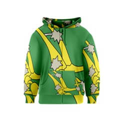 Starry Plough Flag  Kids  Zipper Hoodie