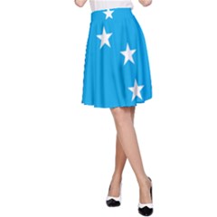 Starry Plough Flag A-line Skirt by abbeyz71