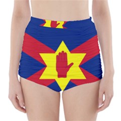 Flag Of The Ulster Nation High-waisted Bikini Bottoms by abbeyz71