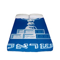 Emblem Of Israel Fitted Sheet (full/ Double Size) by abbeyz71
