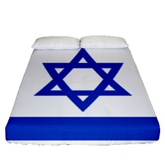 Flag Of Israel Fitted Sheet (queen Size) by abbeyz71