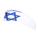 Flag of Israel Stretchable Headband View1