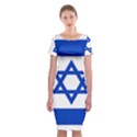 Flag of Israel Classic Short Sleeve Midi Dress View1