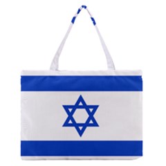 Flag Of Israel Medium Zipper Tote Bag by abbeyz71